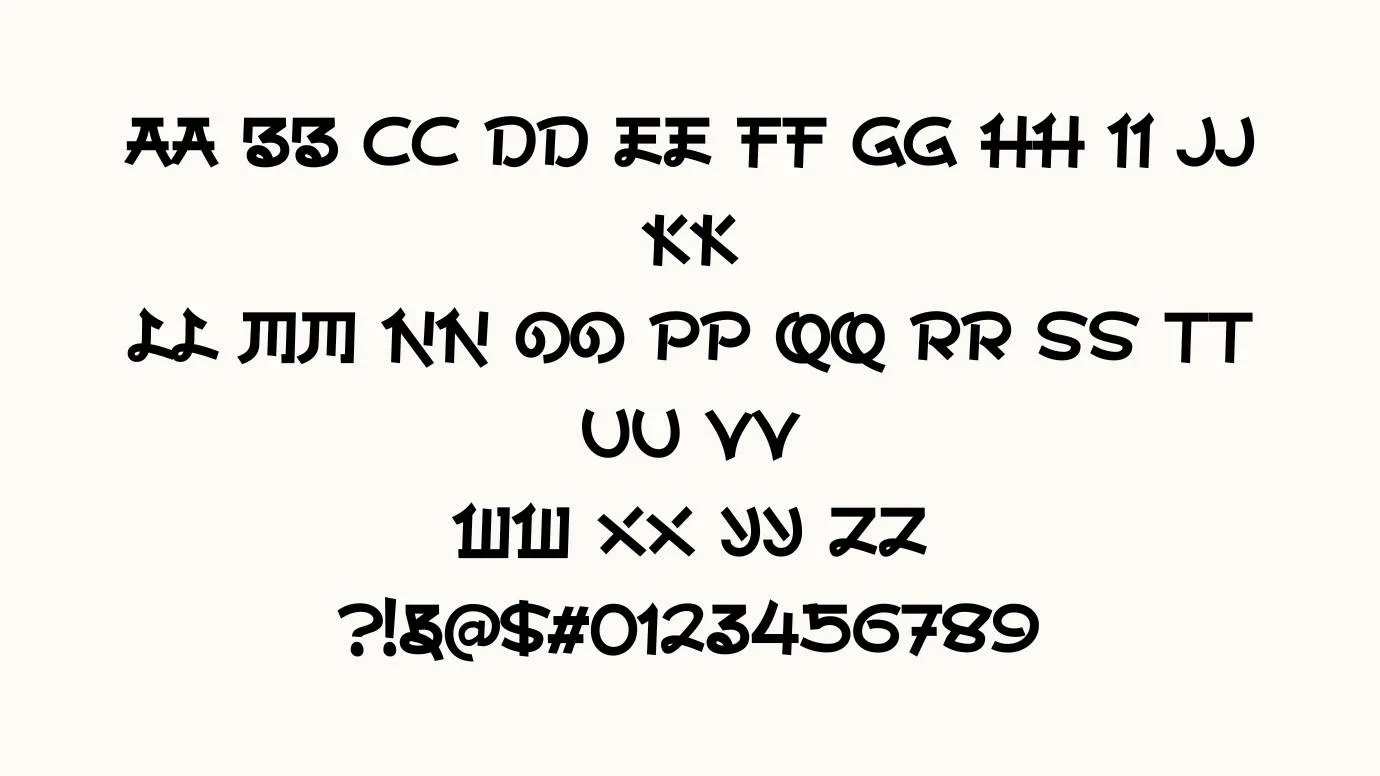 Arigatou Gozaimasu Font