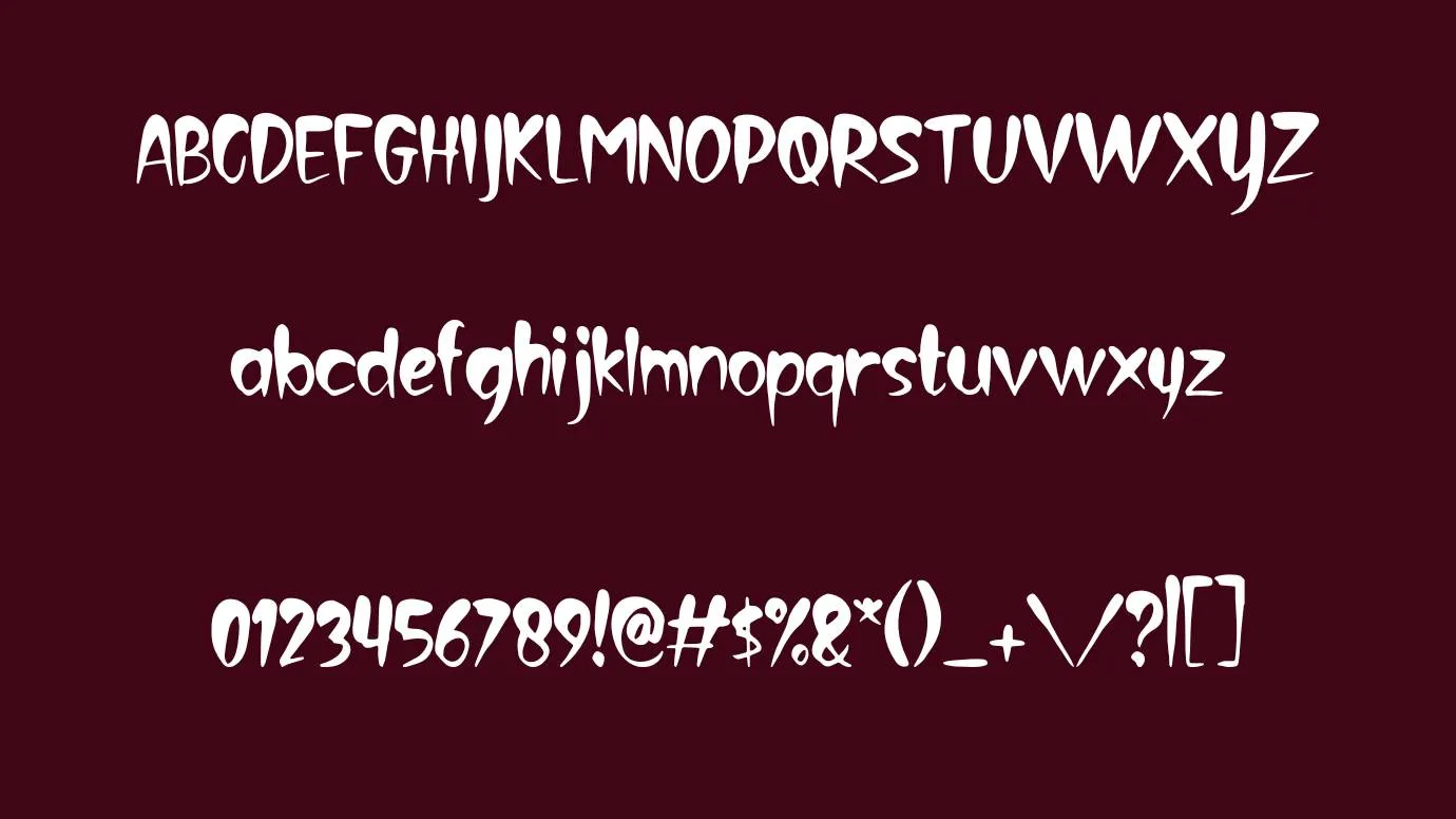 Creepy Face Font