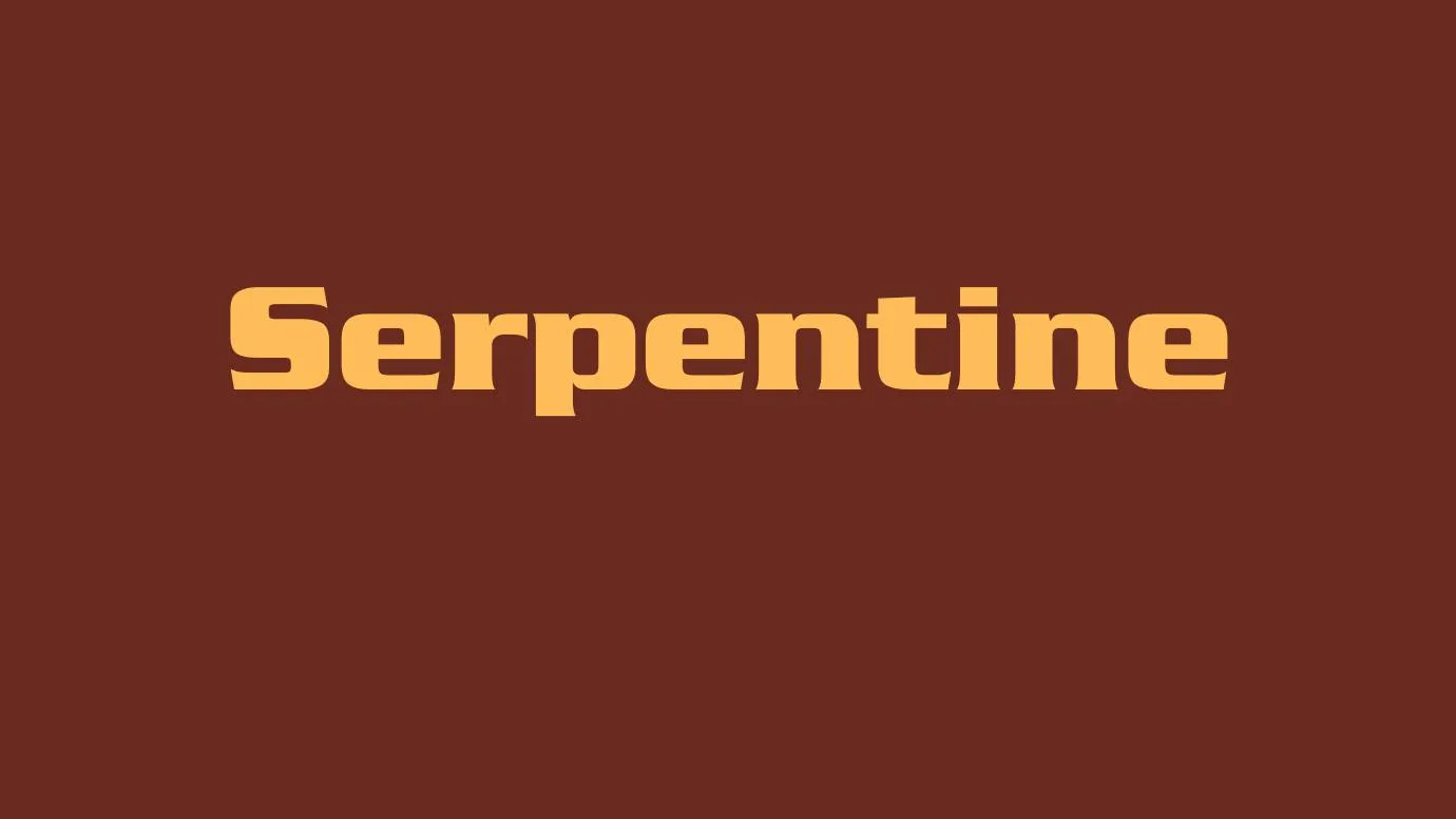 Serpentine Font Family