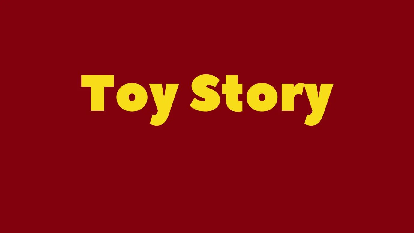 Toy Story Font Family