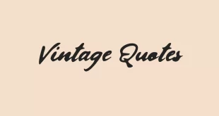 Vintage Quotes Font