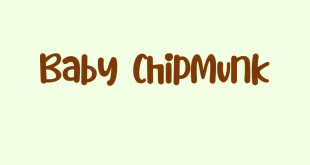 Baby Chipmunk Font