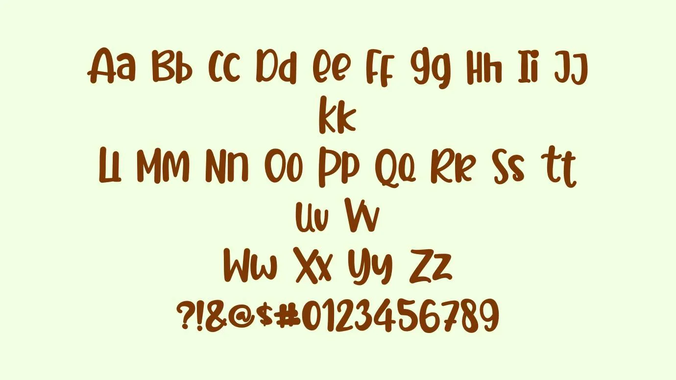 Baby Chipmunk Font