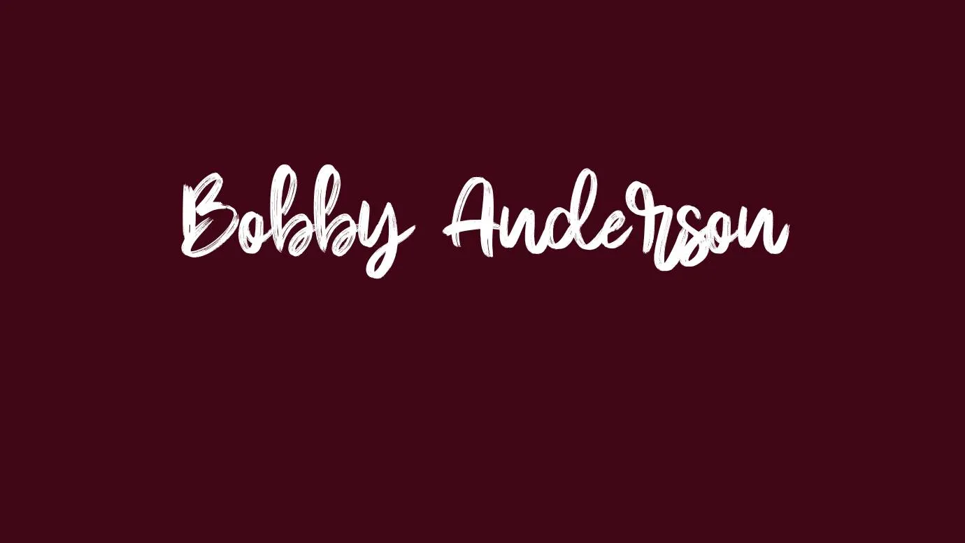 Bobby Anderson Font