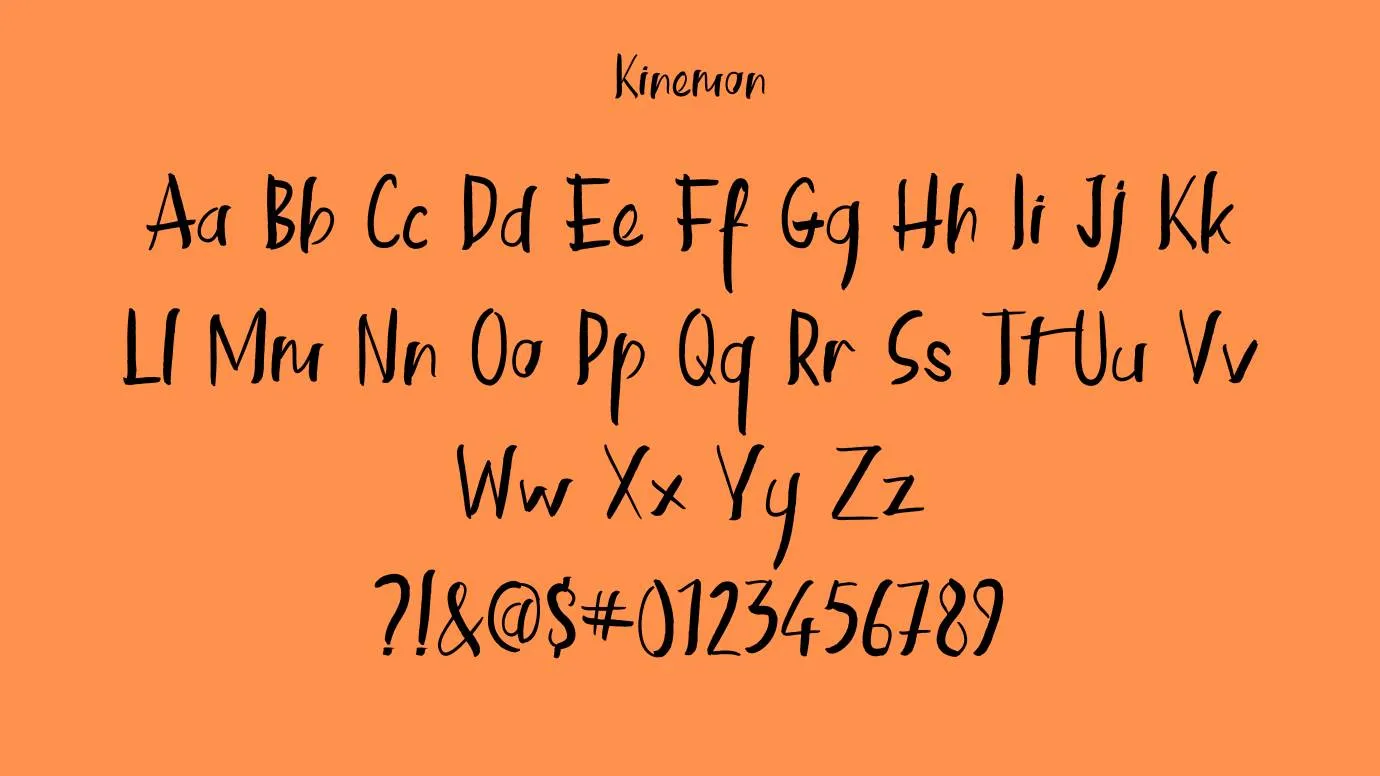 Kinemon Font