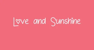 Love and Sunshine Font