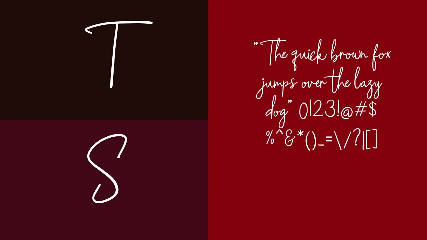 Teacher Signature Font