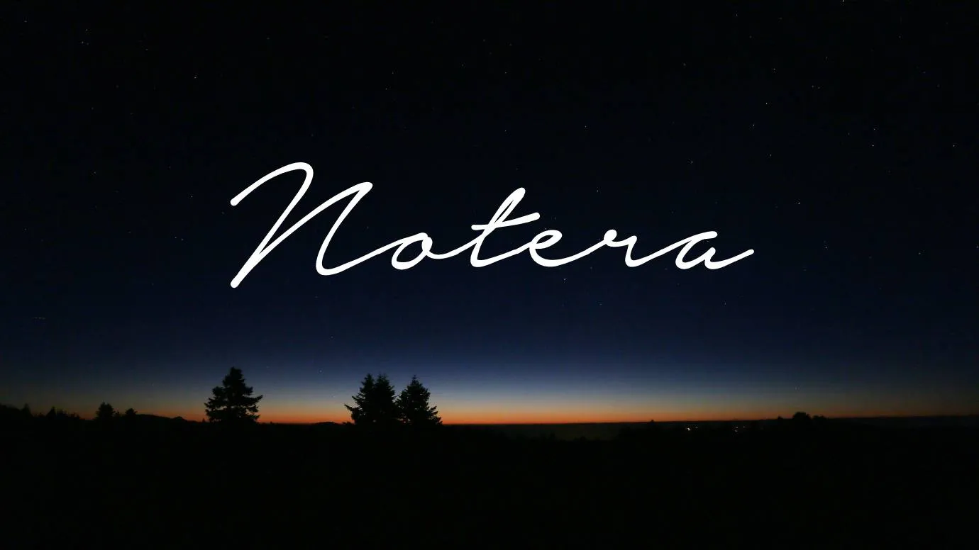 Notera Font